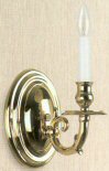 brass electric wall sconce
